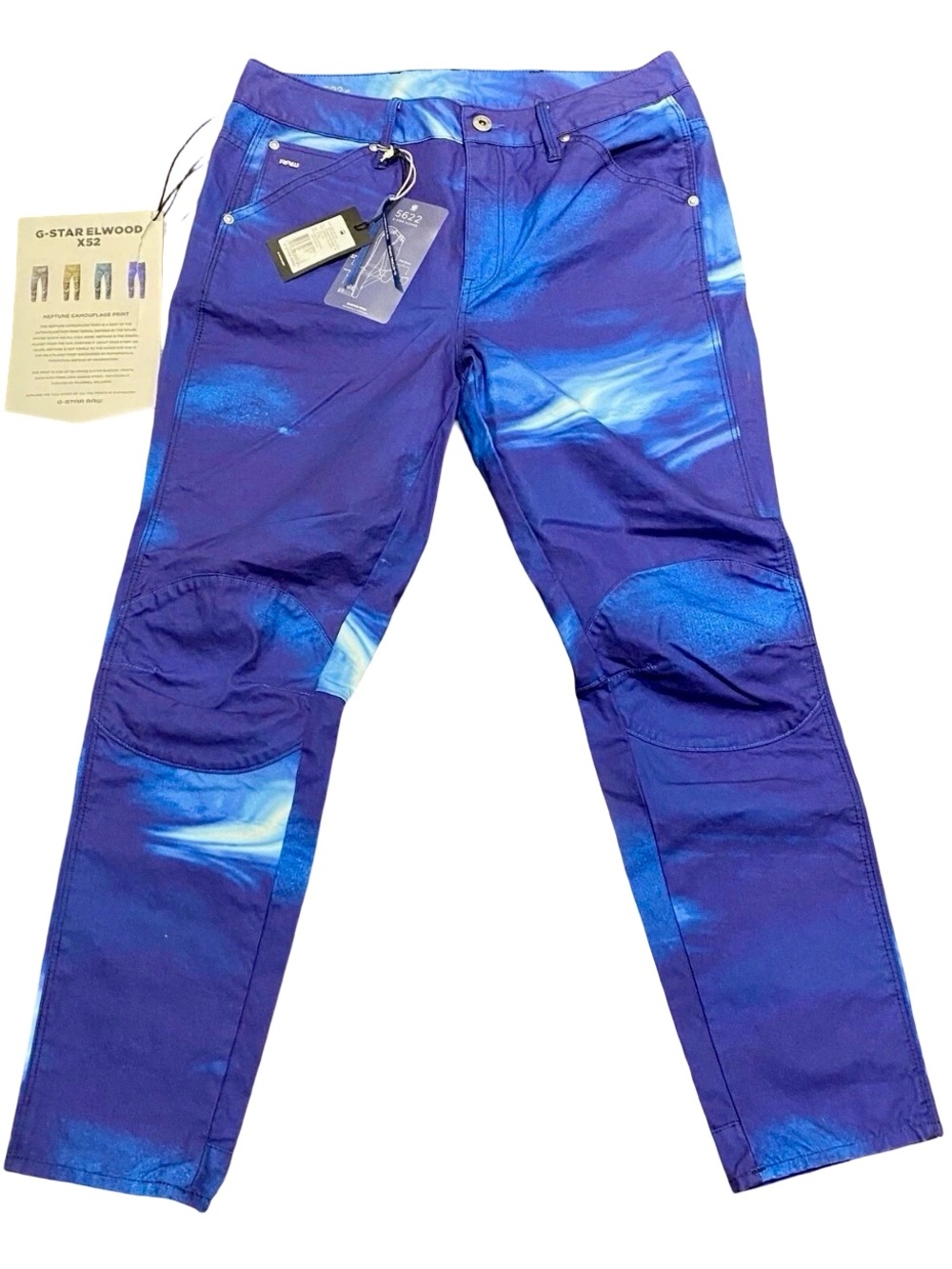 NWT G-Star RAW Elwood X52 5622 3D Women’s Boyfriend Neptune Camo Jeans W27 L30